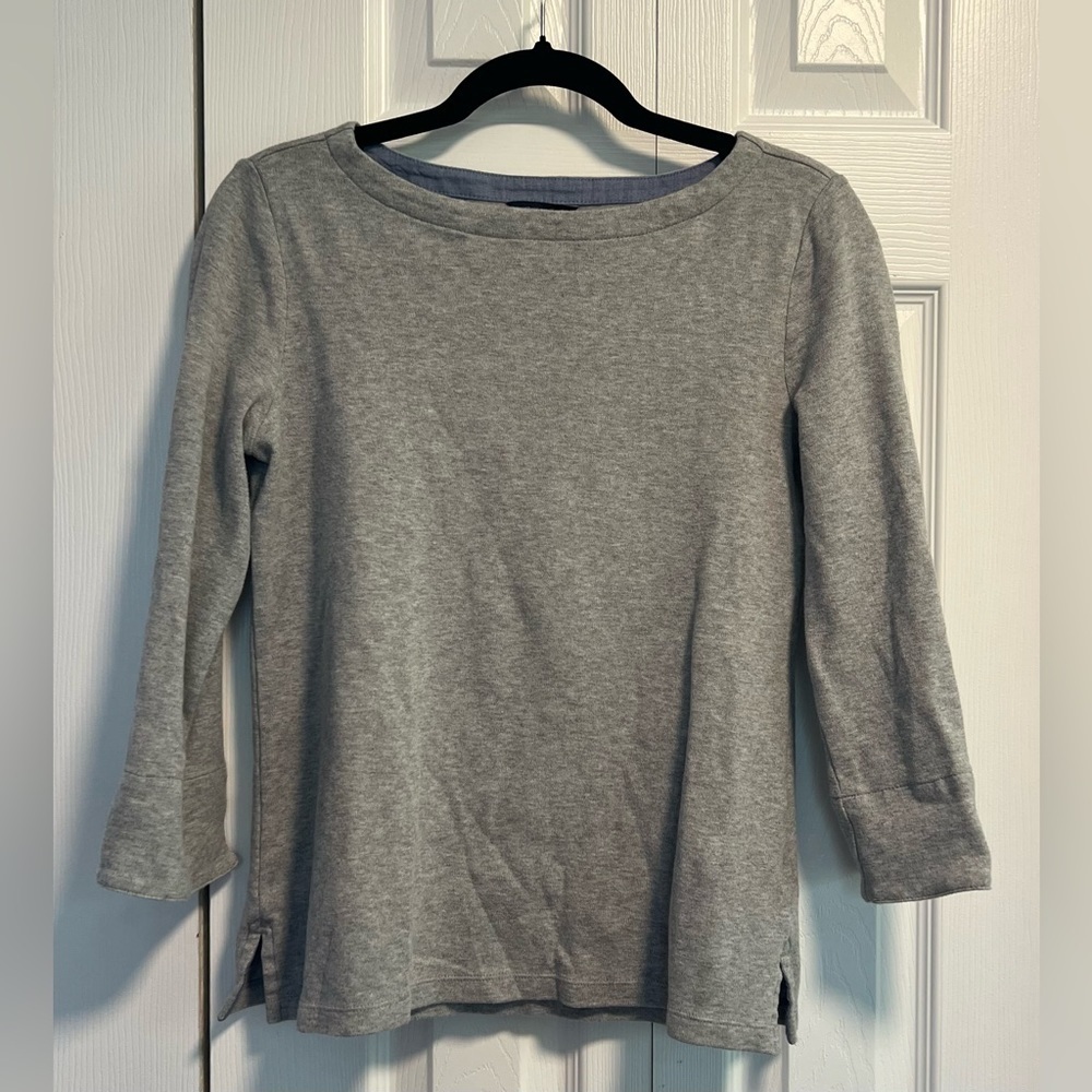 Nautica Gray Long Sleeved Top